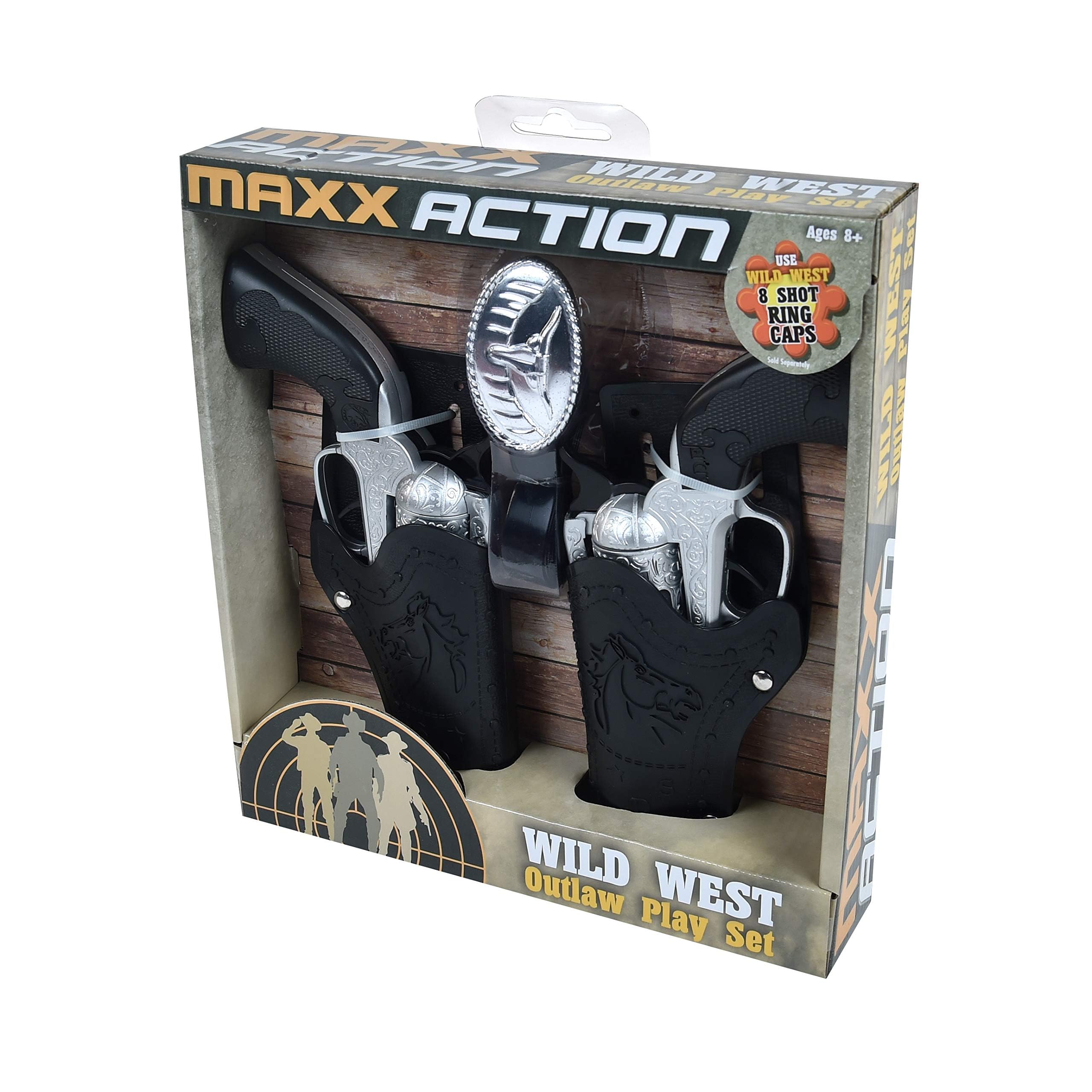Amazon.com: Maxx Action Wild West Outlaw Play Set – 5 Piece